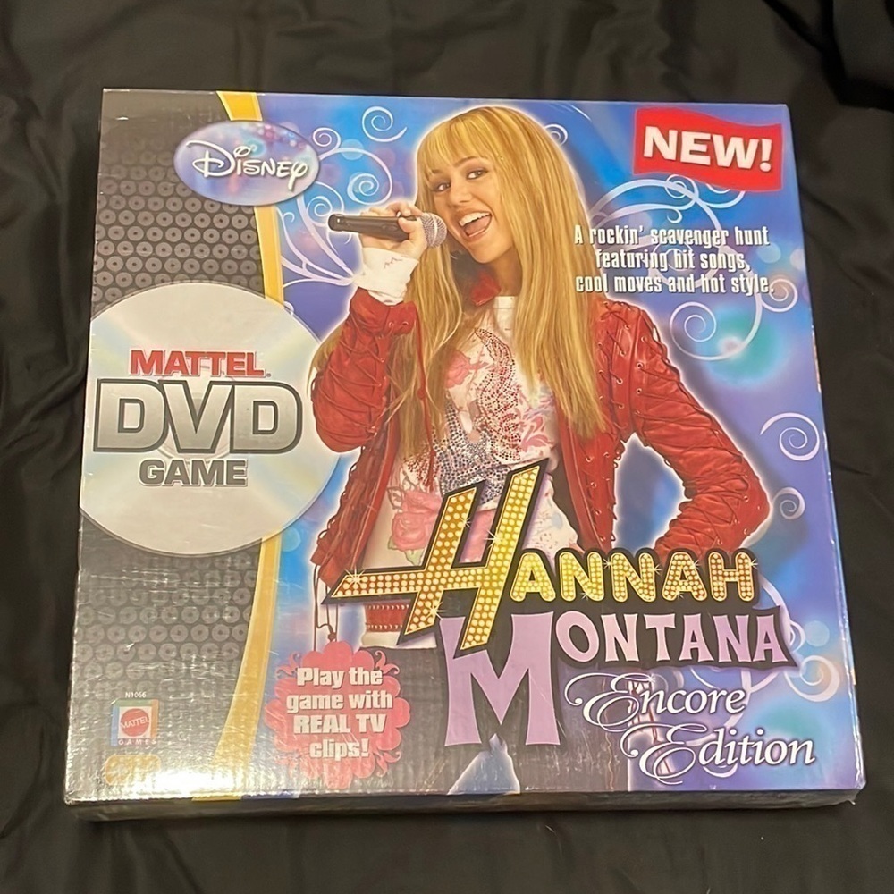 NIB Hannah Montana Encore Edition DVD Game